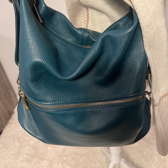 Lavorazione Artigiana Leather Crossbody Hobo - Picture 7 of 11